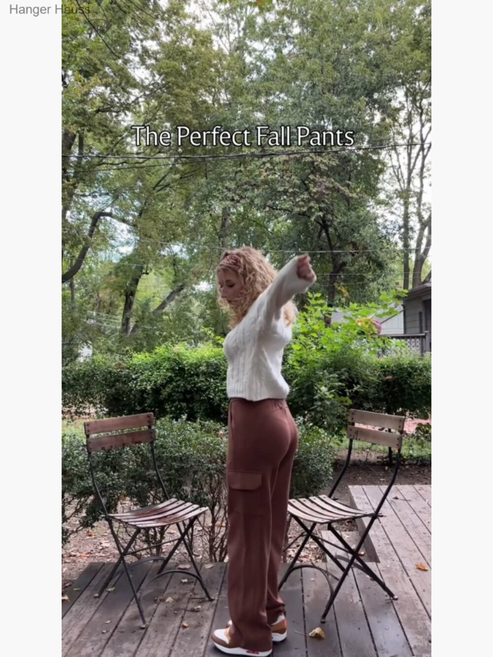 Modal Wide Leg Cargo Sweatpants with Pockets High Rise Casual - Picture 7 of 7